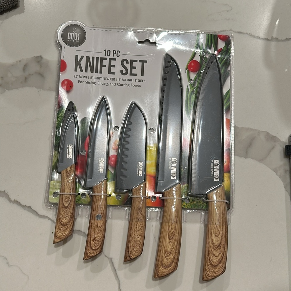The Cook Works Knife Set